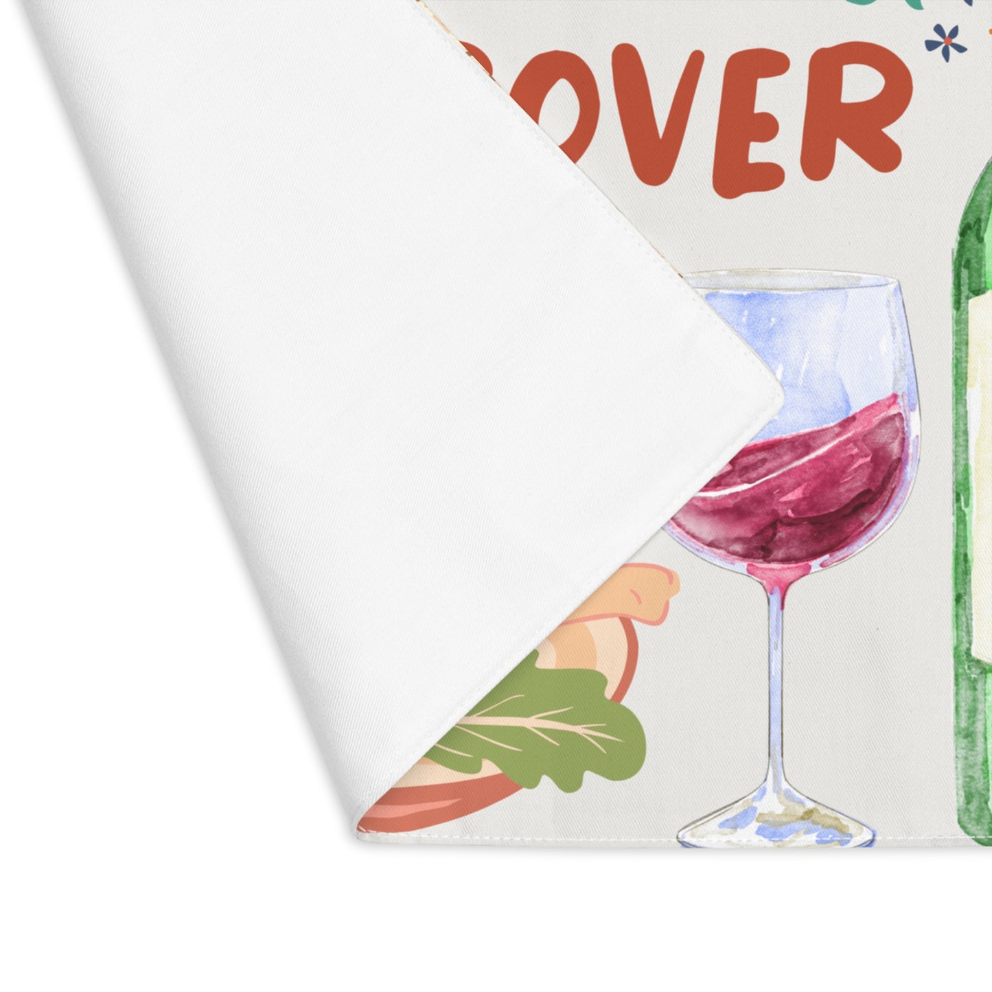 Matzah / Challah Cover Or Holiday Table Placemat - Happy Passover