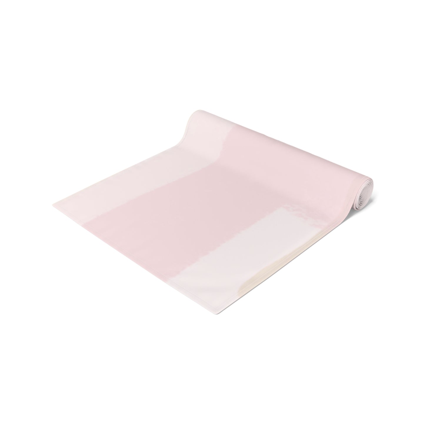 Shabbat Table Runner With Shabbat Shalom Caption - Pink Shades