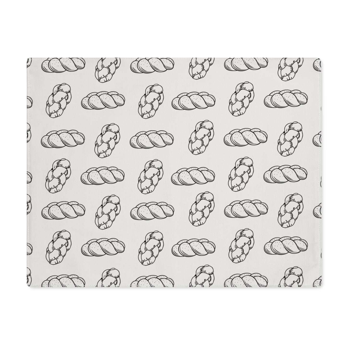 Challah cover/ placemat for Shabbat table with Challah illustrations
