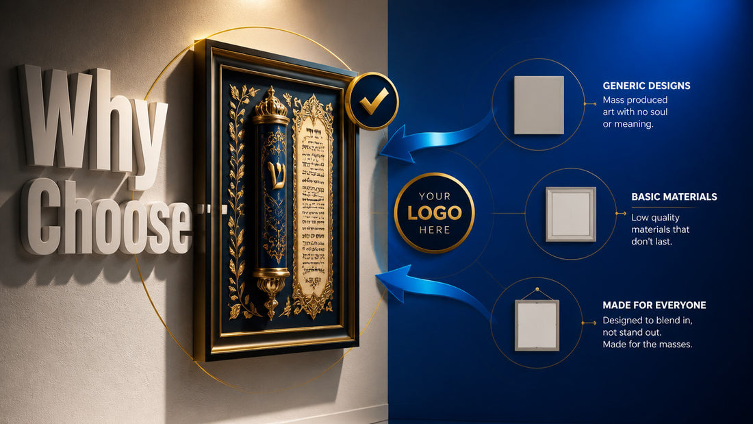 Home Decor Wall Art: Judaica vs. Generic Design