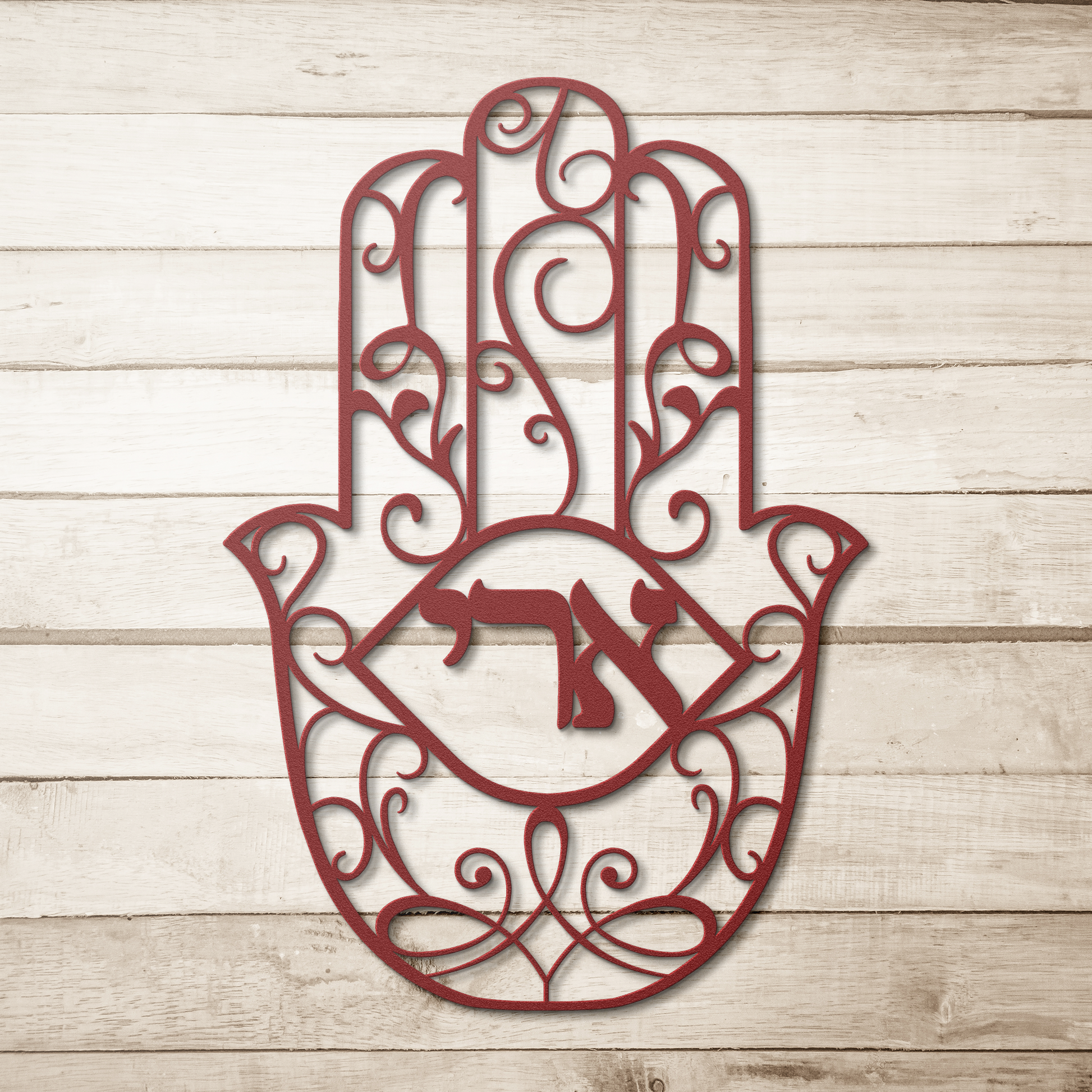 Custom_order-_Hamsa_with_the_childs_nam_Red_Simple_Wood_BKGD_Mockup.png