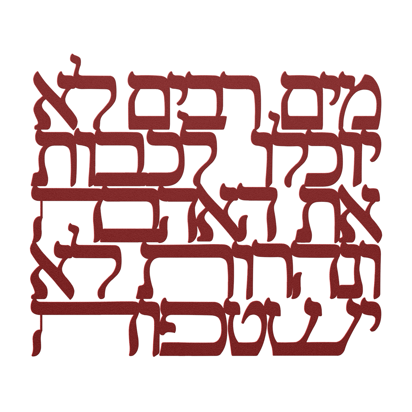 Hebrew_metal_sign_Many_waters_cannot__Red_Transparent_Mockup.png