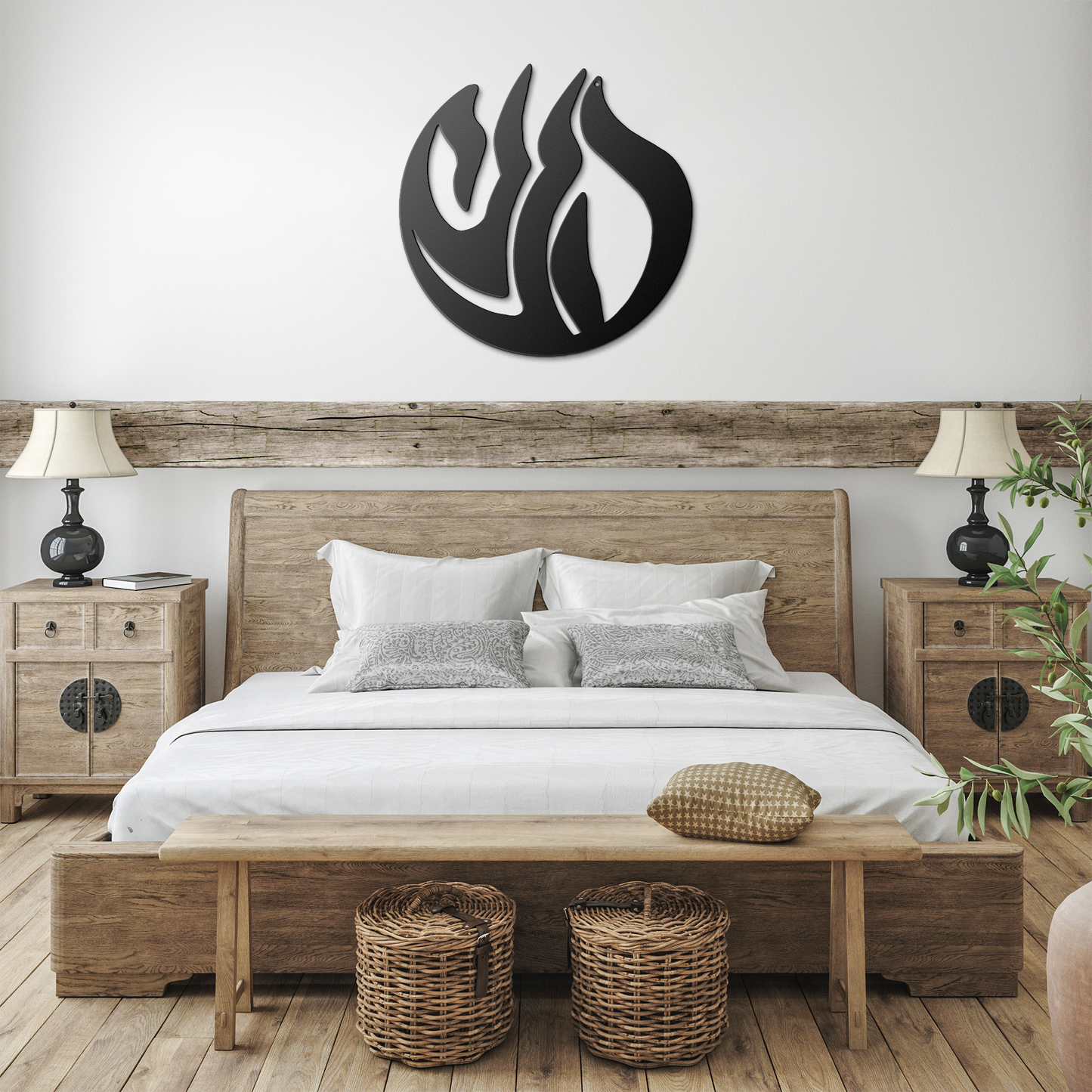 Hebrew_metal_sign_of_the_word_Hineni_-_Black_Farmhouse_Bedroom_Mockup.png