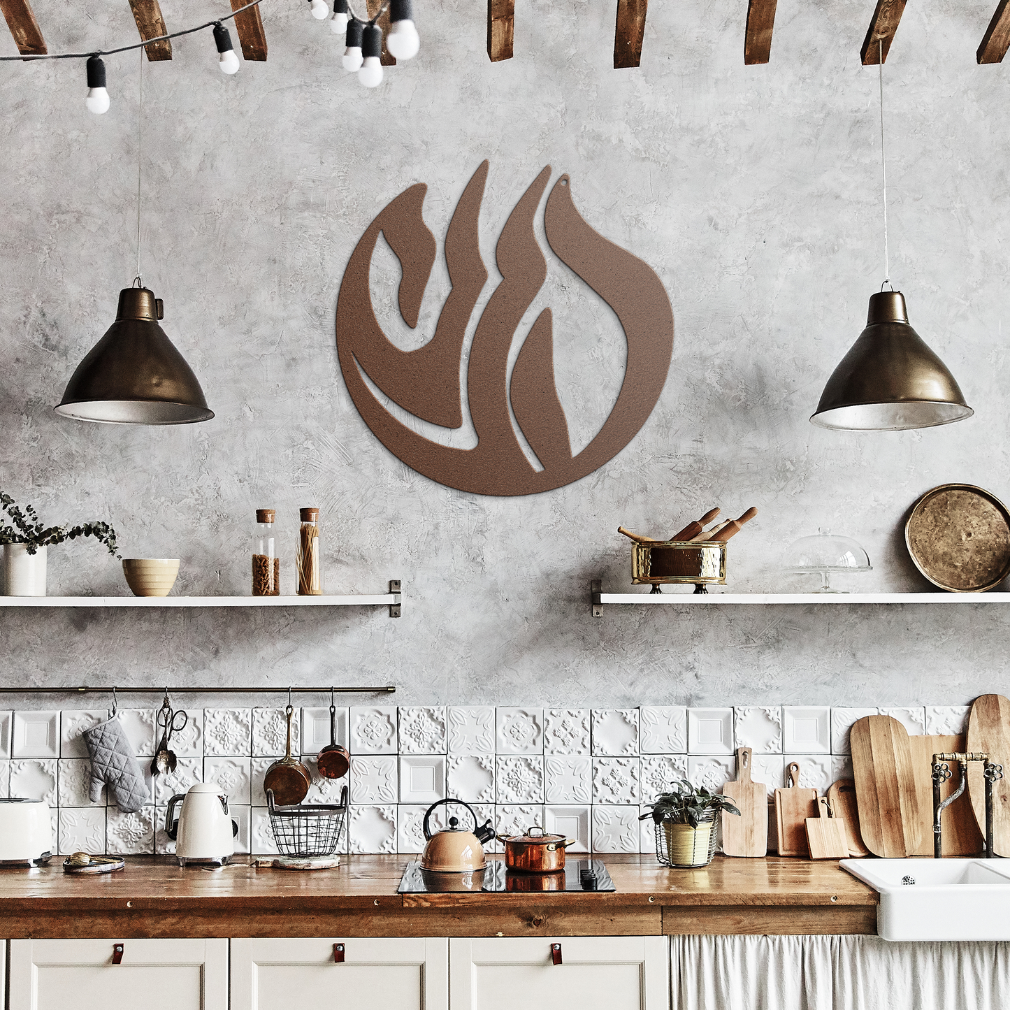 Hebrew_metal_sign_of_the_word_Hineni_-_Copper_Rustic_Kitchen_Mockup.png