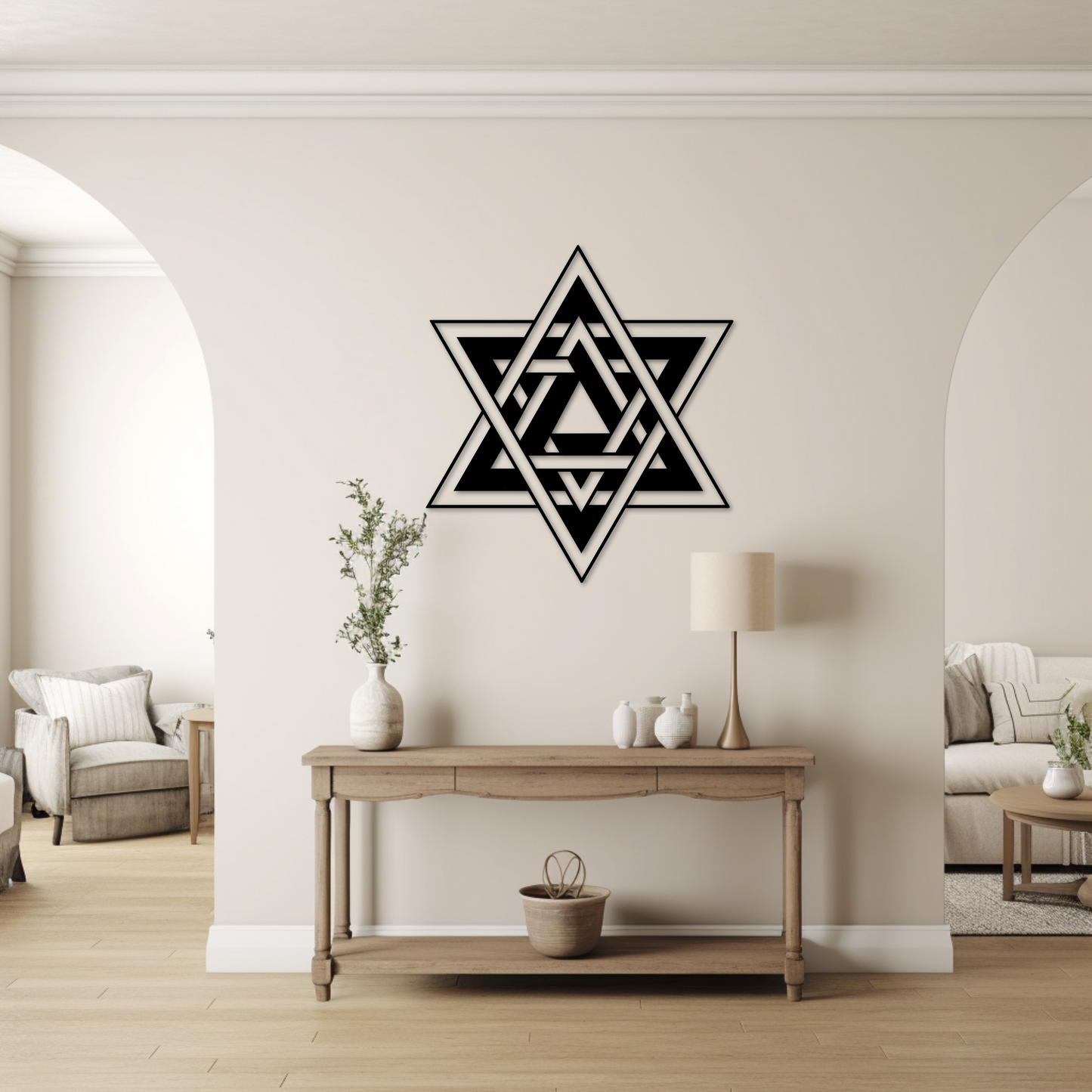 The Star of David - 4 layers