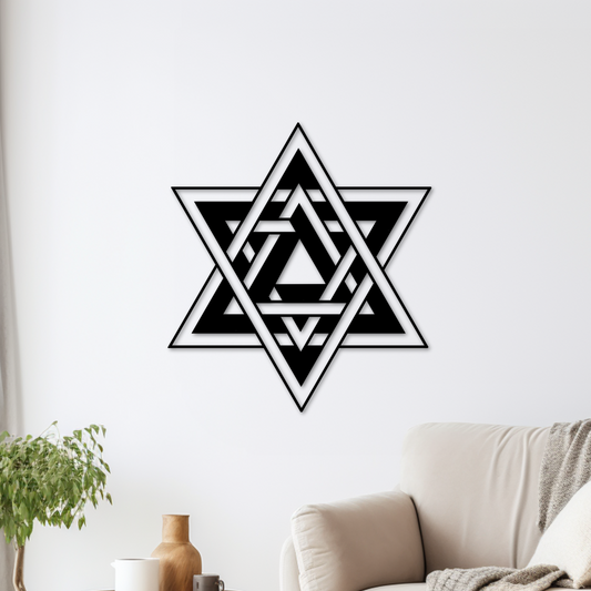 The Star of David - 4 layers