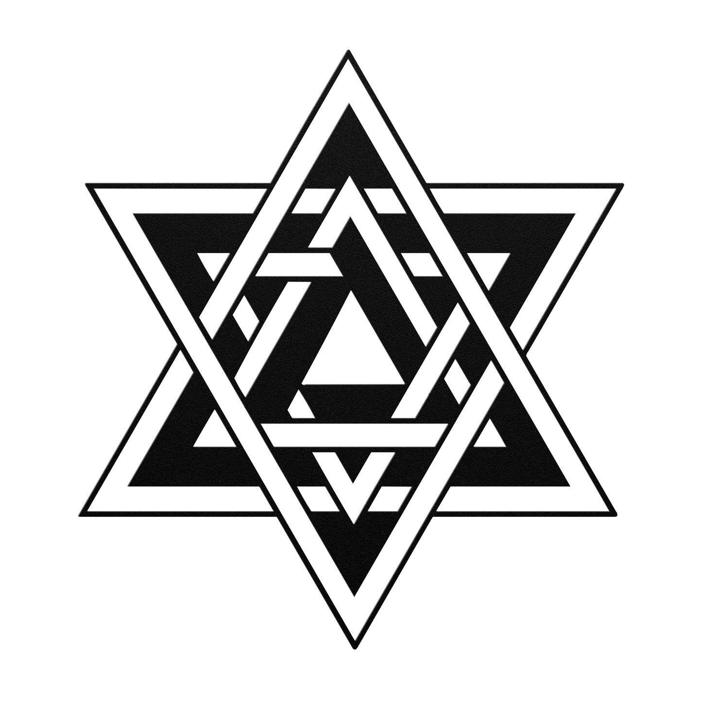 The Star of David - 4 layers