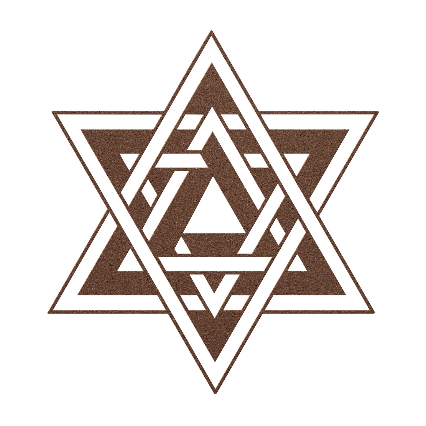 The Star of David - 4 layers