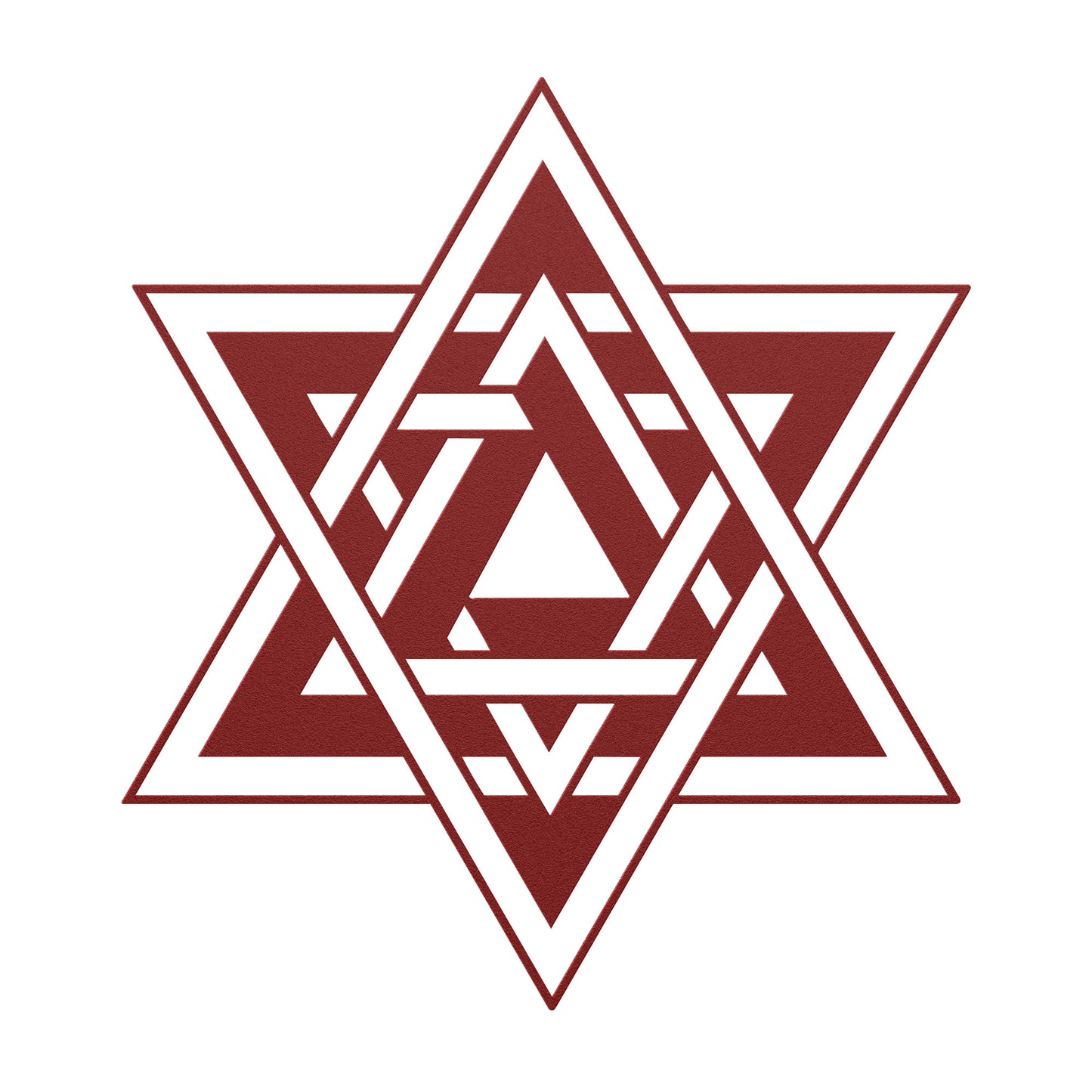 The Star of David - 4 layers
