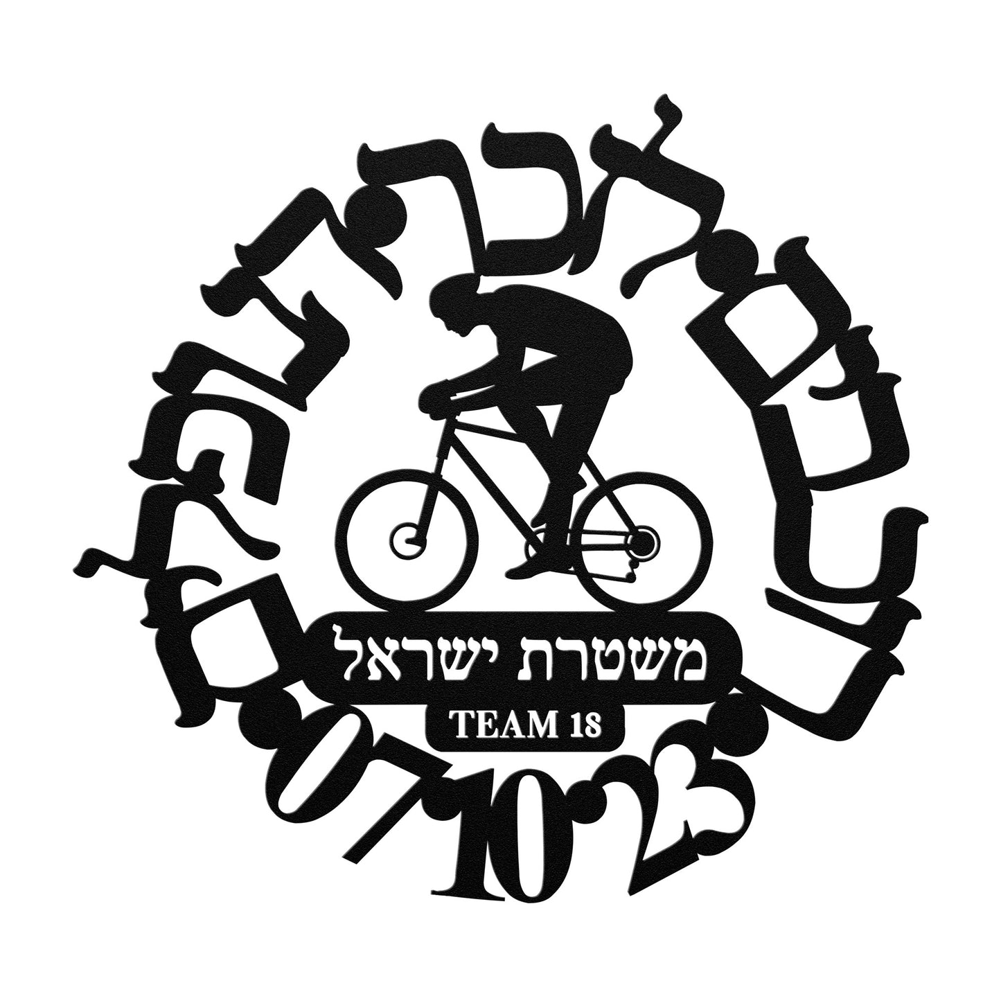 We Ride In The Memory of The Fallen- custom sign for the police unity