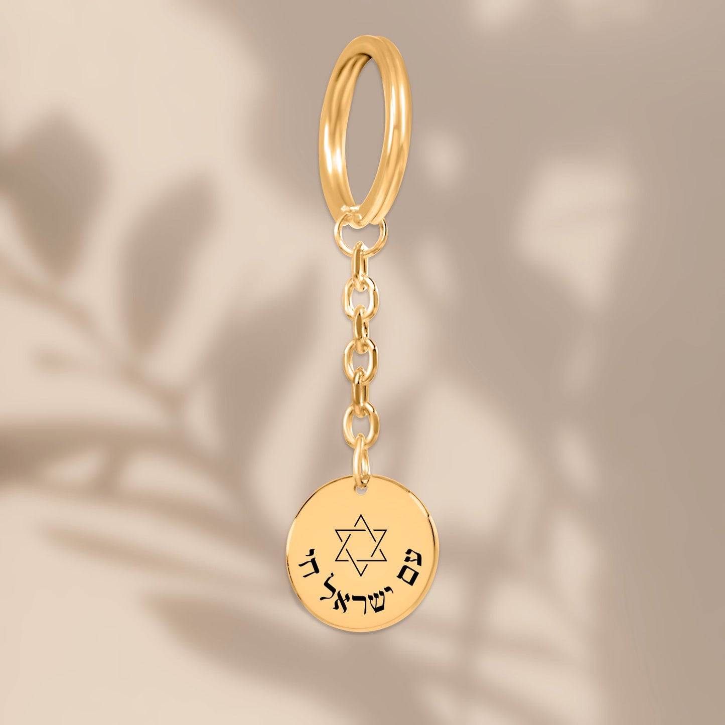 "Am yisrael Chai" Coin Keychain