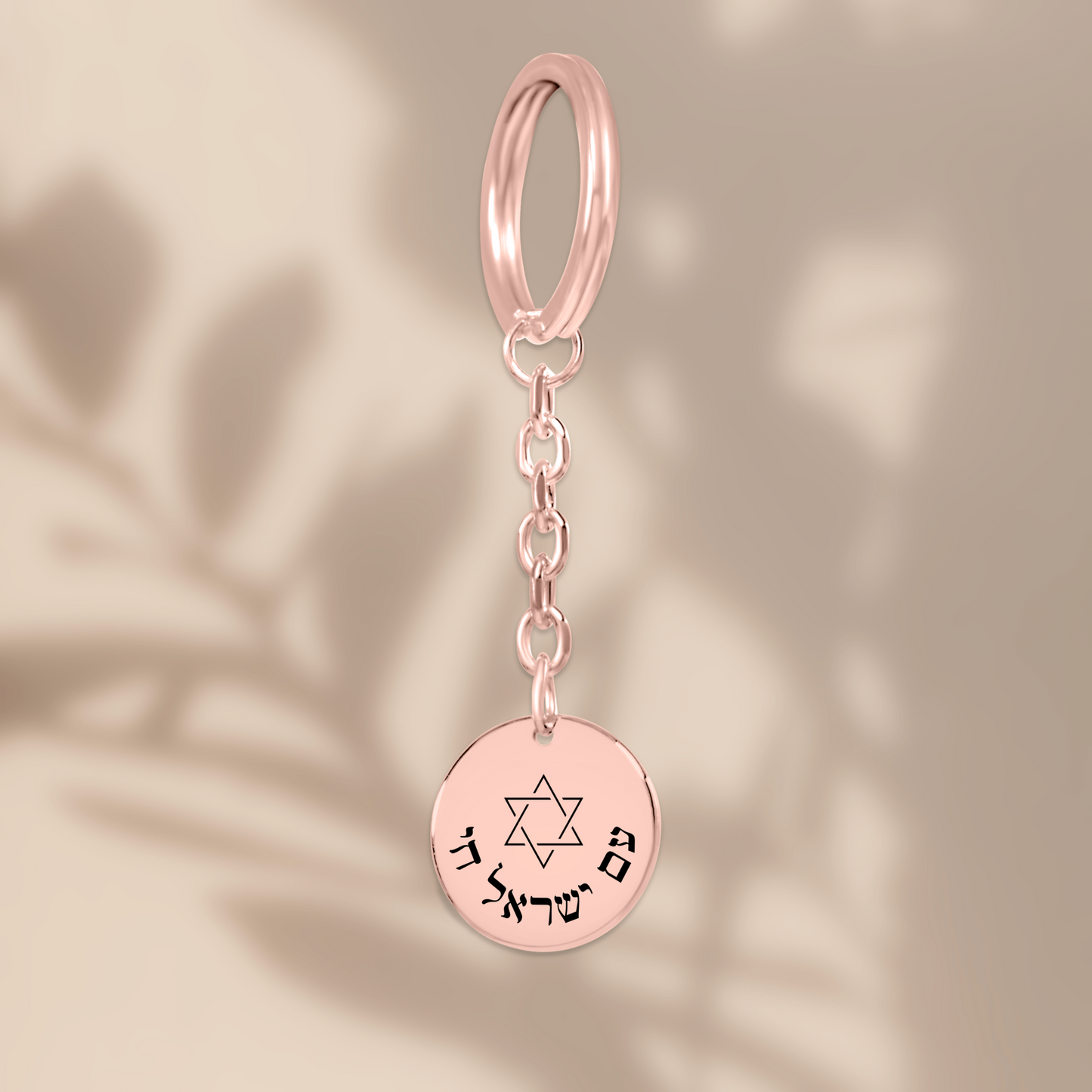 "Am yisrael Chai" Coin Keychain