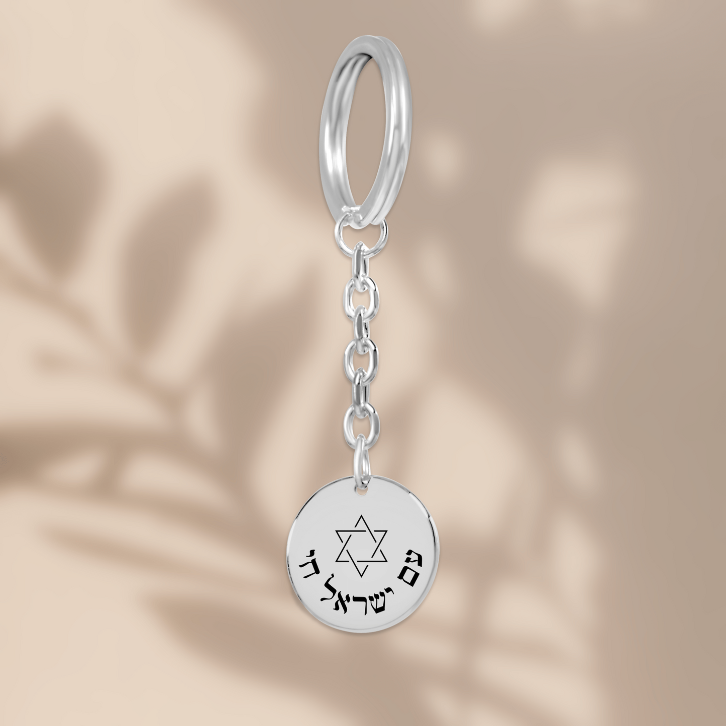 "Am yisrael Chai" Coin Keychain