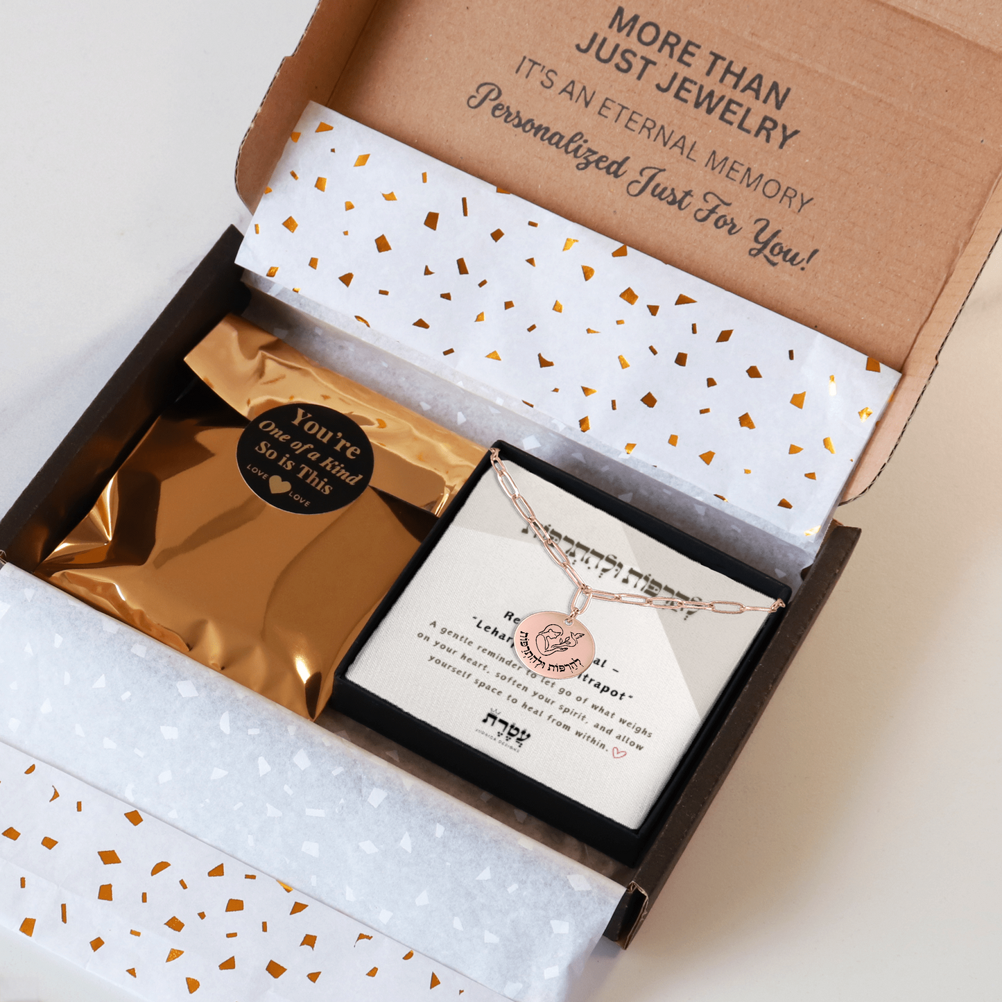 Release & Heal – “Leharpot Velehitrapot” Paperclip Coin Necklace