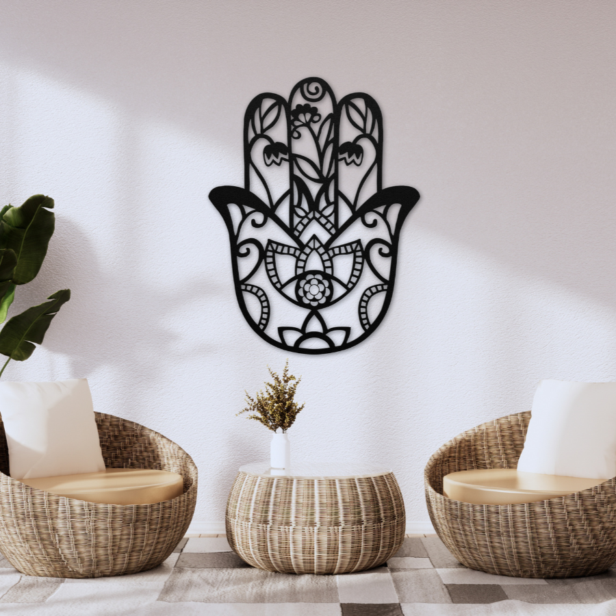 Decorative Hamsa metal sign