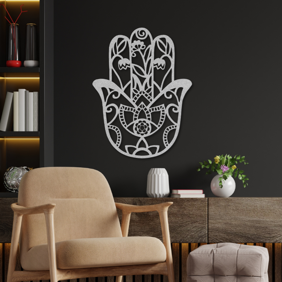 Decorative Hamsa metal sign